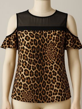 Women's Top Lepord Print